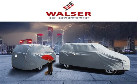 WALSER Bâche de Voiture Anti grêle Hybrid UV Protect Vainqueur du