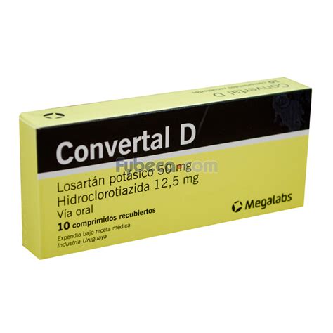 Convertal 50 Mg Blíster Unidad Fybeca