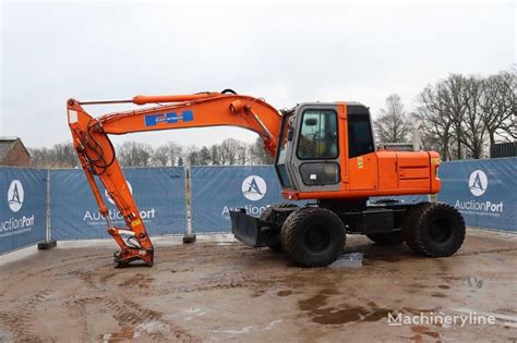 Buy Fiat Hitachi Fh W Wheel Excavator By Auction Belgium Antwerpen