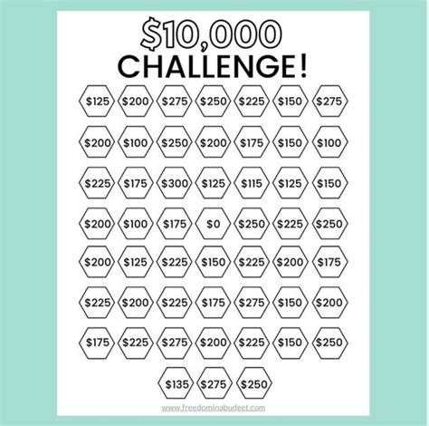 Save K Challenge Money Saving Challenge Printable Etsy