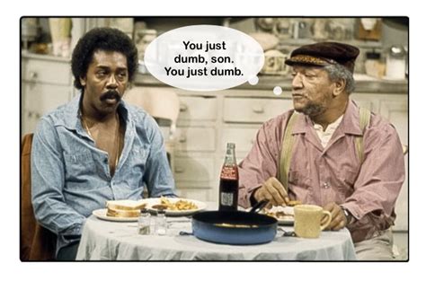 Demond Wilson And Redd Foxx As Lamont And Fred Sanford In Sanford And Son