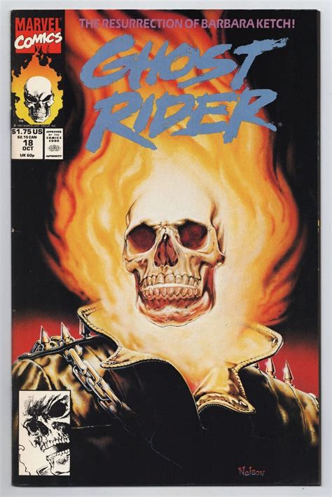 Ghost Rider 18 Mark Texeira Art Marvel 1991 FN VF Comic Books