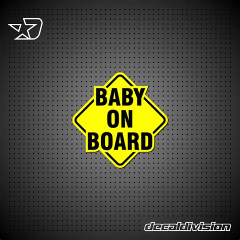 Baby On Board Sticker