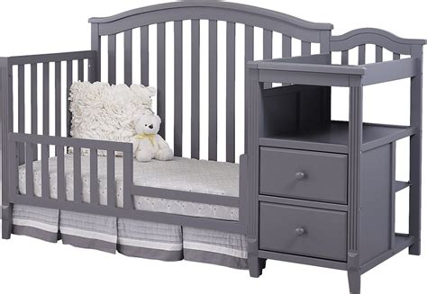 Ronja Gray Crib With Changer Rooms To Go