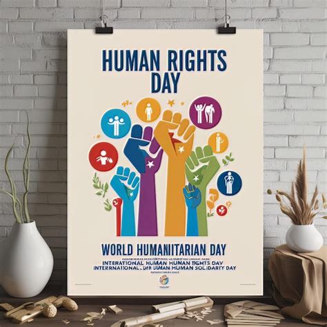 Celebrating World Humanitarian Day Premium Ai Generated Image