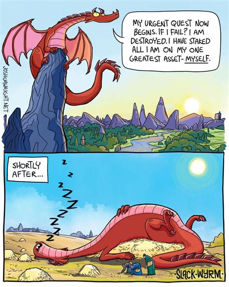 Slack Wyrm Cartoon Jokes Funny Cartoons Cartoons Comics Funny