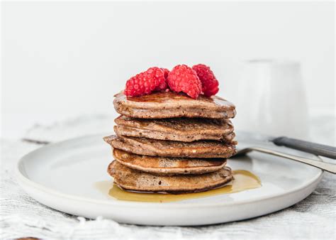 Cocoa Crunch Raspberry Granola Pancakes Chantal Organics