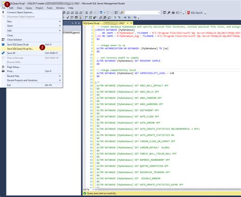 Sql Server Create Database Examples