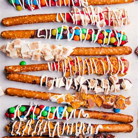 Chocolate Covered Pretzel Rods Recipe Easy Deporecipe Co