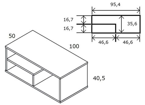 Mesa De Centro Fija Modelo Top