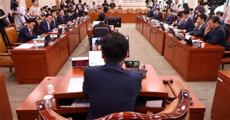 법사위 尹 탄핵 국민청원 청문회 준비 돌입 오늘 계획서 채택