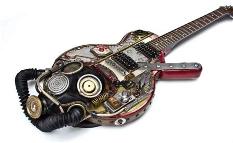 Dr Emporio Efikz Steampunk Guitar Gibson Guitar Steampunk