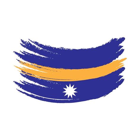 Premium Vector Nauru Flag Icon