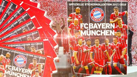 FC Bayern München 10 Booster Unboxing Offizielle Sticker Collection 17