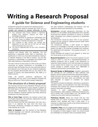 FREE 10 Scientific Research Proposal Samples In MS Word PDF