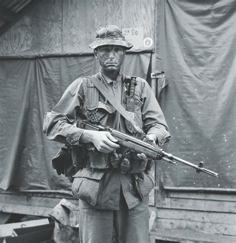 Sgt David E Weimer Prepares To Go Into The Field With Company A 3rd