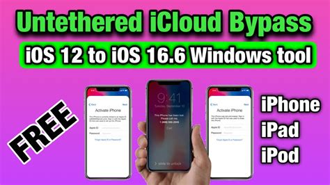 Free Untethered Icloud Bypass Windows Tool Ios 12 To Ios 16 6 All In One Icloud Lock Unlock