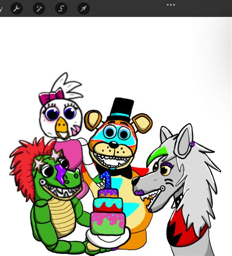 Happy Anniversary Fnaf Sb By Luna Vixen Art On Deviantart