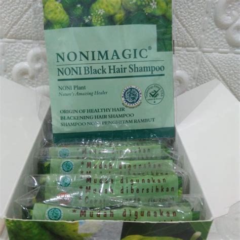 Jual Persachet Noni Magic Black Hair Shampoo Ml Shampoo Penghitam