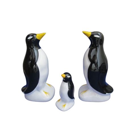 Familia Pinguim De Geladeira Porcelana M Elo