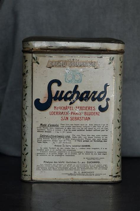 Antike Blechdose Suchard Cacao Kaufen Auf Ricardo