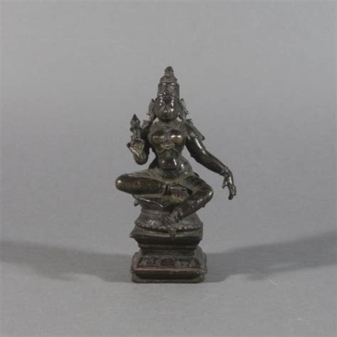 Lot 111 A Vijayanagar Bronze Figure Of Lakshmi Tamil Nadu South