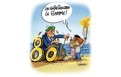 Le dessin de Chaunu le 80e anniversaire du Débarquement Lens