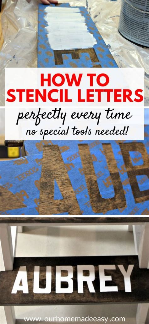 How To Stencil With Paint Perfectly No Fancy Tools Needed Paint