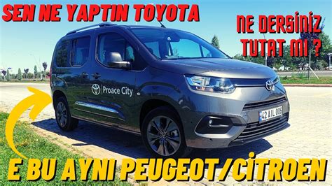 Toyota Proace City Nceleme Passion X Pack D Toyota I Citroen