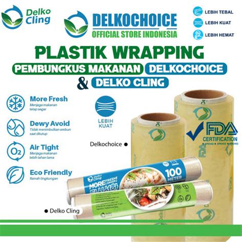 Jual Plastik Bungkus Makanan Cling Wrap FOOD GRADE Wrapping FDA