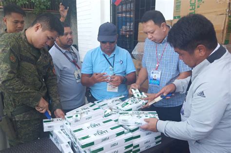 BOC Destroys P2 3 M Smuggled Cigarettes In Zamboanga City Customs