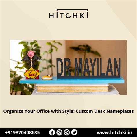 Beautiful Custom Desk Nameplates Organize Your Office