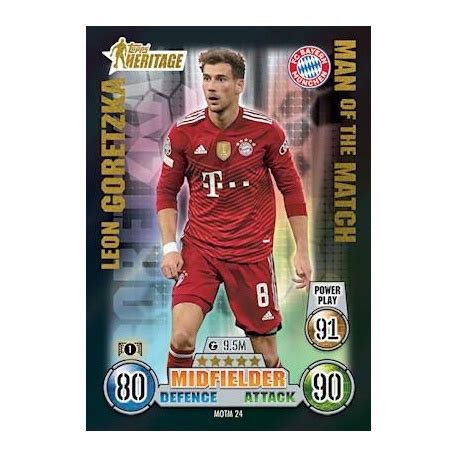 Venta Online Leon Goretzka Heritage Man Of The Match Topps Champions