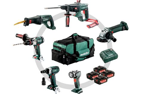 Metabo Zestaw Elektronarz Dzi Akumulatorowych Combo Set Construction