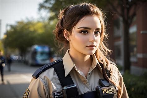 Premium Ai Image Police Officer Image Generated Ai