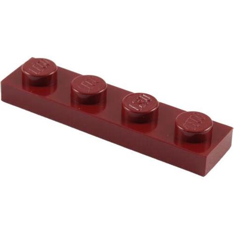 Comprar Lego Plate 1x4 Vermelho Escuro PN 3710 CN 4539061 A