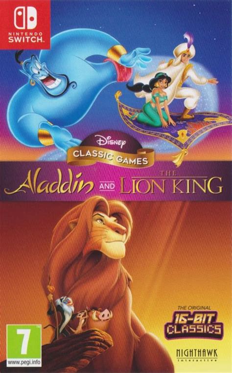 Disney Classic Games Aladdin And The Lion King 2019 Box Cover Art