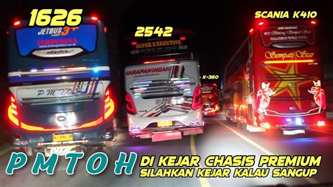 Lari Pontang Panting PMTOH Di Kejar Bus PREMIUM DOUBLE DECKER SCANIA