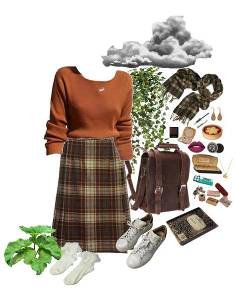 Cottagecore Outfits Nerdy Outfits Retro Outfits Polyvore Outfits