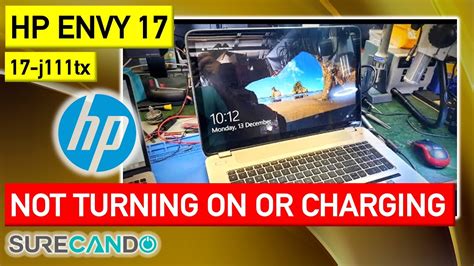 HP ENVY 17 J Leap Motion SE Notebook PC Not Turning On Or Charging