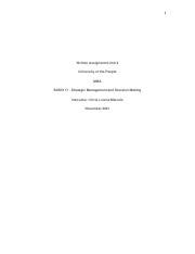 BUS 5117 Strategic Management Unit 2 Writing Assignment Pdf 1