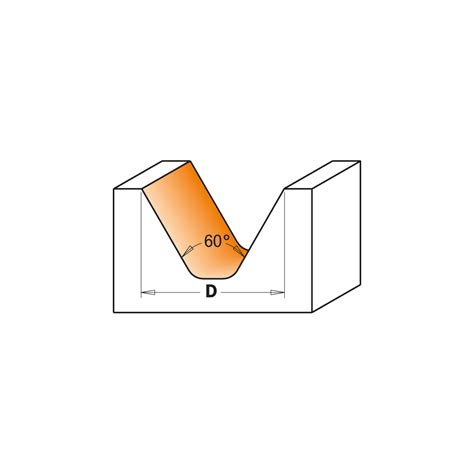 Lettering Router Bits 60° 78949 Industrial Router Bits Cmt