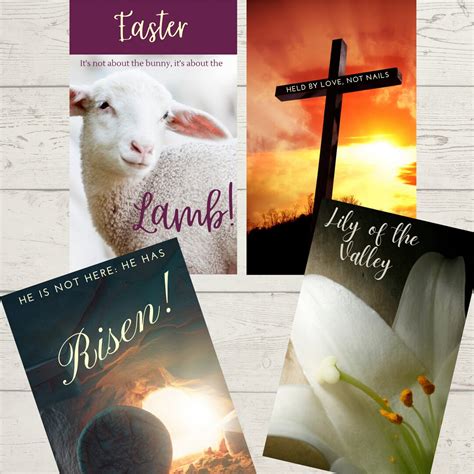 Easter Church Bulletin Cover Resurrection Day Bulletin PDF Free ...