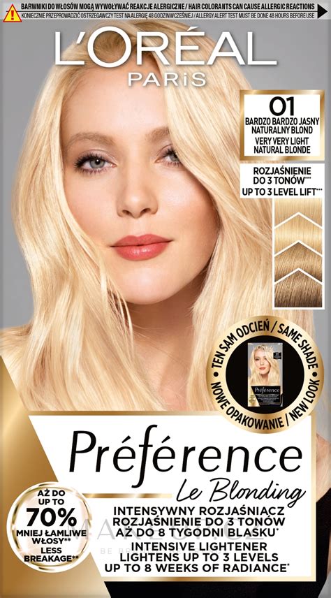 L Oreal Paris Preference Le Blondes Barva Na Vlasy Makeup Cz