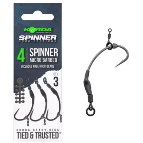 Carlige Korda Spinner Hook Sections Nr Buc Plic Atelierul De Pescuit