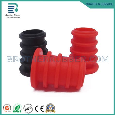 Customize Rubber End Cap Hole Grommet Plug Silicone Rubber Stopper