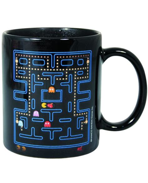 Taza De Ceramica Sensible Al Calor Pac Man Laberinto Gameplanet