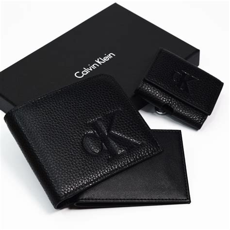 Calvin Klein Wallets Leather Black Color Catchy Watches