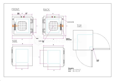 Static Pass Box Passsteel L Shape Pusat Clean Room