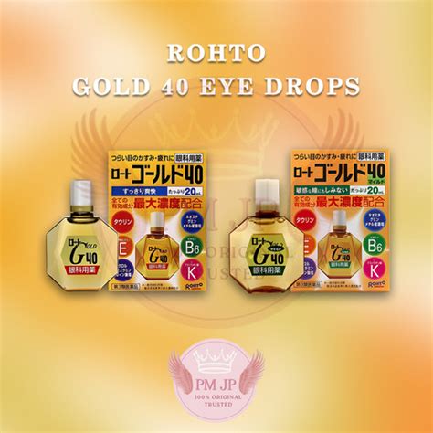 Jual Rohto Gold 40 Eye Drop Original Japan Obat Tetes Mata Lanjut